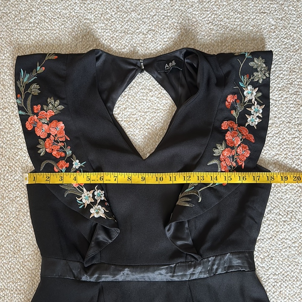 A.B.S Collection Floral Ruffle Dress - Picture 6 of 7